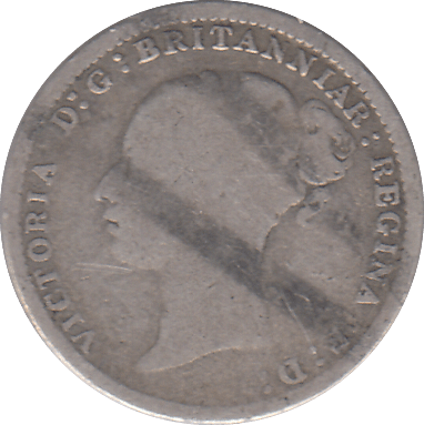 1880 SILVER THREEPENCE ( FAIR ) - THREEPENCE - Cambridgeshire Coins