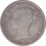 1880 SILVER THREEPENCE ( FINE ) - Three Half Pence - Cambridgeshire Coins