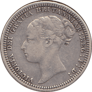 1880 SIXPENCE ( GF ) - SIXPENCE - Cambridgeshire Coins