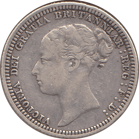 1880 SIXPENCE ( GF ) - SIXPENCE - Cambridgeshire Coins
