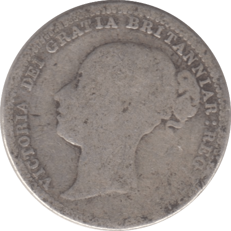 1880 SIXPENCE ( NF ) - Sixpence - Cambridgeshire Coins