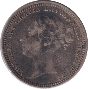 1880 SIXPENCE ( VF ) - SIXPENCE - Cambridgeshire Coins