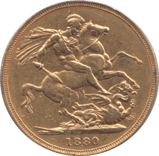 1880 SOVEREIGN ( GVF ) - Sovereign - Cambridgeshire Coins