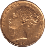 1880 SOVEREIGN SYDNEY MINT ( EF ) - SOVEREIGN - Cambridgeshire Coins