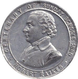 1880 SUNDAY SCHOOL MEDAL - MEDALS & MEDALLIONS - Cambridgeshire Coins