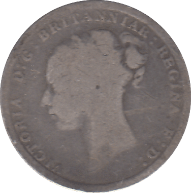1880 THREEPENCE ( FILLER ) - THREEPENCE - Cambridgeshire Coins