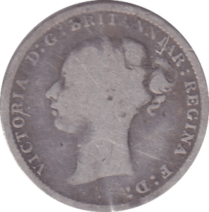 1880 THREEPENCE ( FINE ) - THREEPENCE - Cambridgeshire Coins