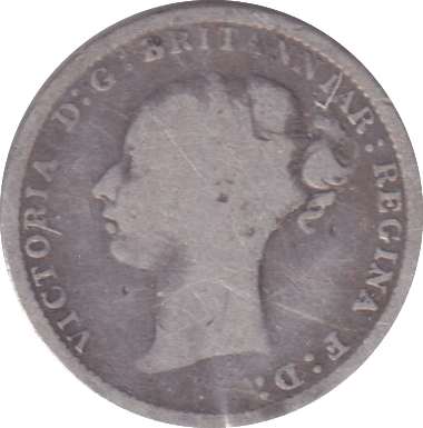 1880 THREEPENCE ( FINE ) - THREEPENCE - Cambridgeshire Coins