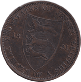 1881 1/12 SHILLING - PENNY - Cambridgeshire Coins