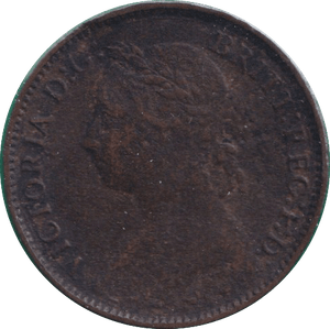 1881 FARTHING ( FINE ) - FARTHING - Cambridgeshire Coins