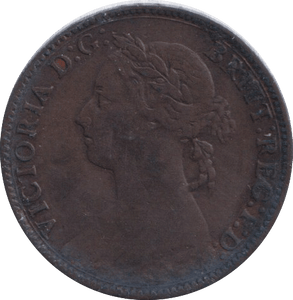 1881 FARTHING ( FINE ) - Farthing - Cambridgeshire Coins