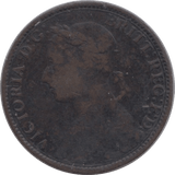 1881 FARTHING ( FINE ) - Farthing - Cambridgeshire Coins