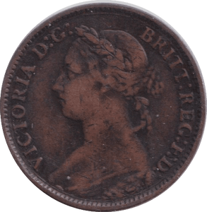 1881 FARTHING ( FINE ) - FARTHING - Cambridgeshire Coins