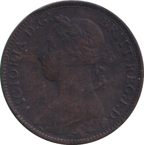 1881 FARTHING ( GF ) - FARTHING - Cambridgeshire Coins