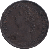 1881 FARTHING ( GVF ) - FARTHING - Cambridgeshire Coins