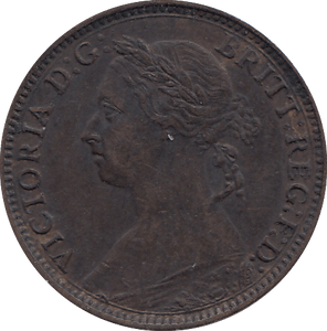 1881 FARTHING ( UNC ) - FARTHING - Cambridgeshire Coins