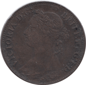 1881 FARTHING ( VF ) - Farthing - Cambridgeshire Coins