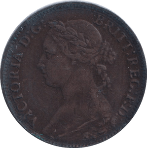 1881 FARTHING ( VF ) - Farthing - Cambridgeshire Coins