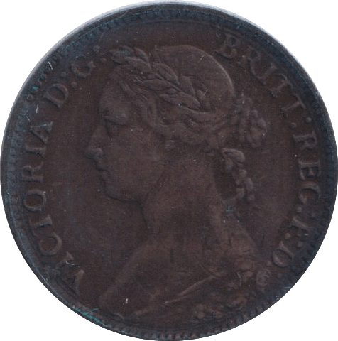 1881 FARTHING ( VF ) - Farthing - Cambridgeshire Coins