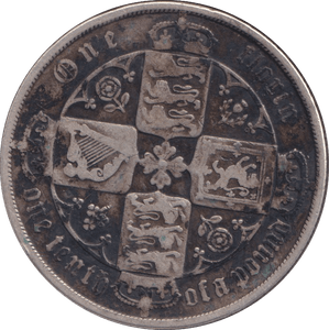 1881 FLORIN ( FINE ) - FLORIN - Cambridgeshire Coins