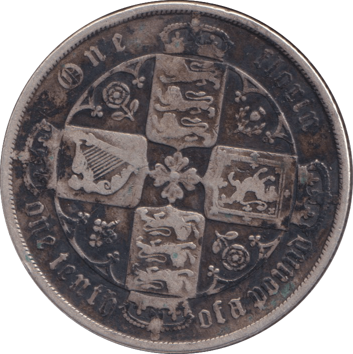 1881 FLORIN ( FINE ) - FLORIN - Cambridgeshire Coins