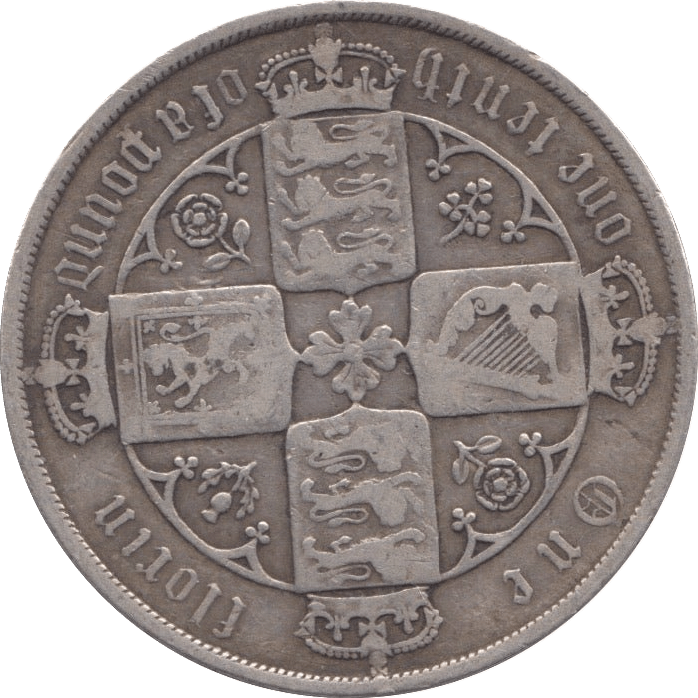1881 FLORIN ( FINE ) - FLORIN - Cambridgeshire Coins