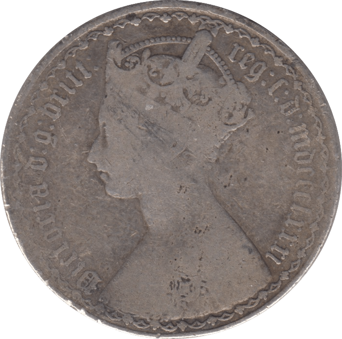 1881 FLORIN ( FINE ) - FLORIN - Cambridgeshire Coins