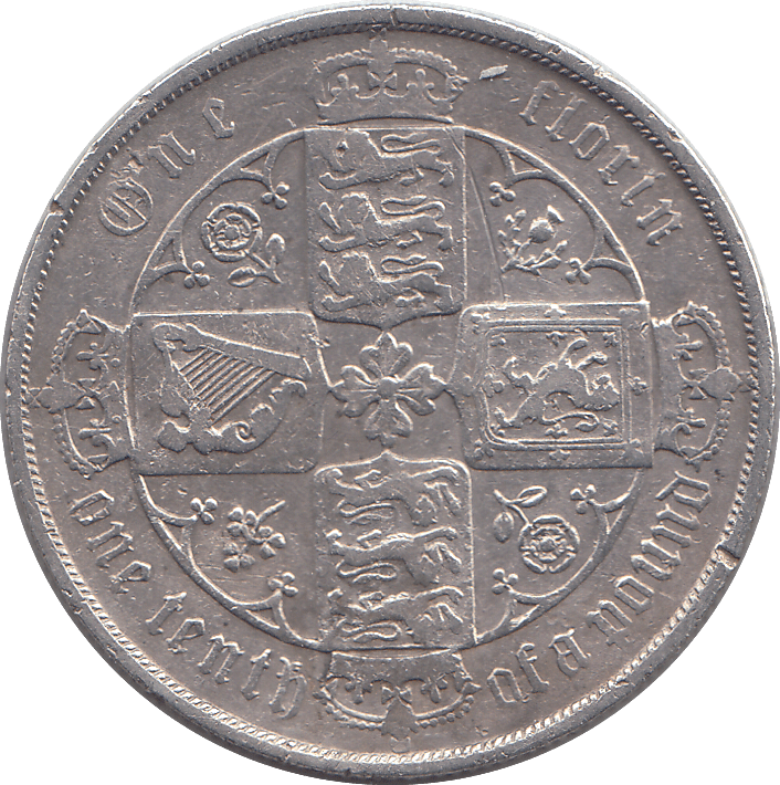 1881 FLORIN ( FINE ) - FLORIN - Cambridgeshire Coins