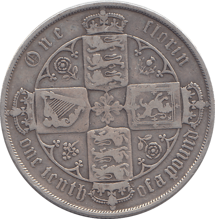 1881 FLORIN ( GF ) - FLORIN - Cambridgeshire Coins