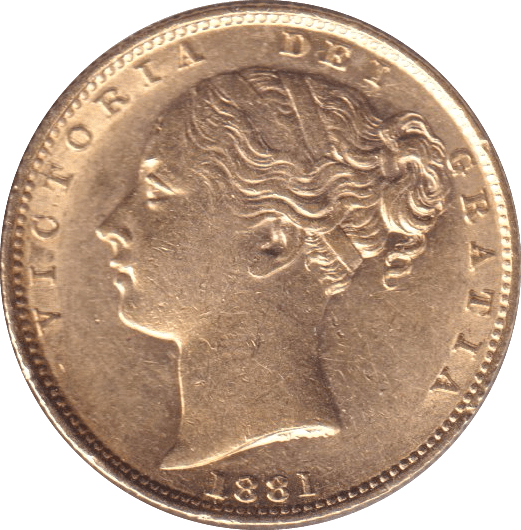 1881 GOLD SOVEREIGN ( EF ) - SOVEREIGN - Cambridgeshire Coins