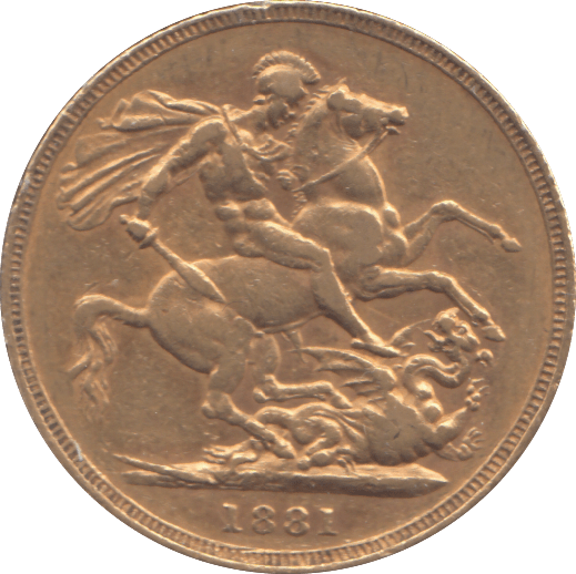 1881 GOLD SOVEREIGN ( GVF ) MELBOURNE MINT - SOVEREIGN - Cambridgeshire Coins