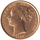 1881 GOLD SOVEREIGN ( GVF ) SYDNEY MINT - SOVEREIGN - Cambridgeshire Coins