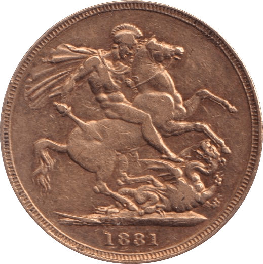 1881 GOLD SOVEREIGN ( VF ) MELBOURNE MINT - SOVEREIGN - Cambridgeshire Coins