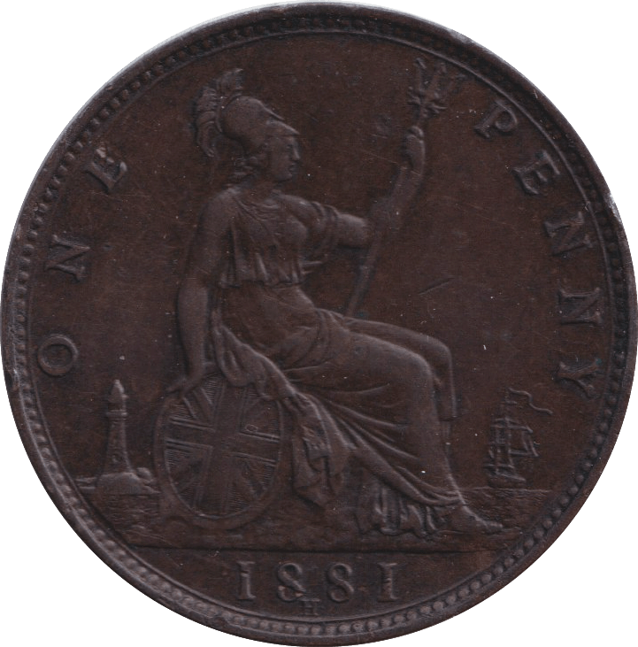 1881 H PENNY ( EF ) - PENNY - Cambridgeshire Coins