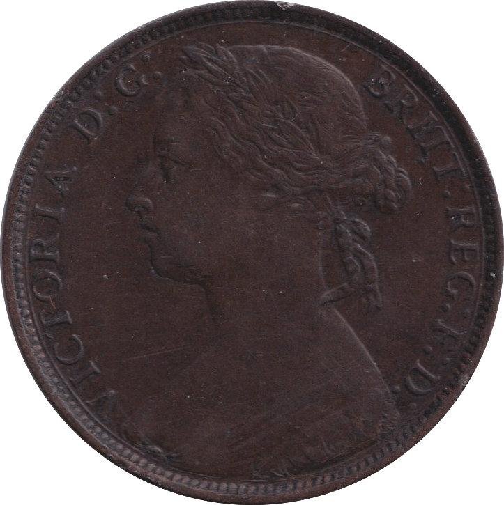1881 H PENNY ( EF ) - PENNY - Cambridgeshire Coins