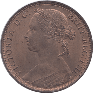 1881 H PENNY ( UNC ) - Penny - Cambridgeshire Coins