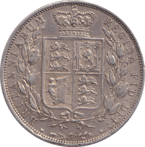 1881 HALFCROWN ( EF ) - HALFCROWN - Cambridgeshire Coins
