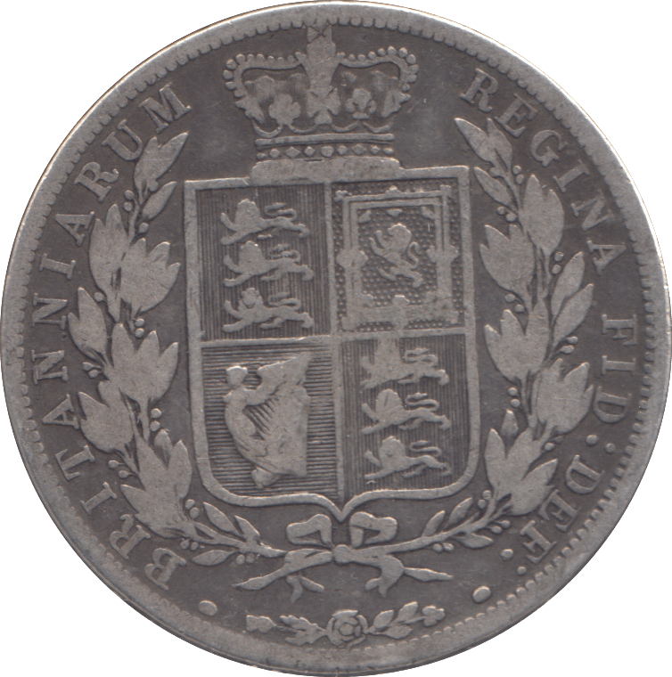 1881 HALFCROWN ( F ) - HALFCROWN - Cambridgeshire Coins