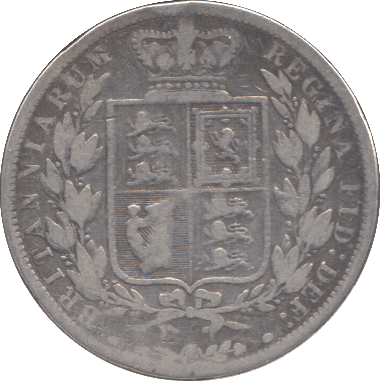 1881 HALFCROWN ( F ) - HALFCROWN - Cambridgeshire Coins