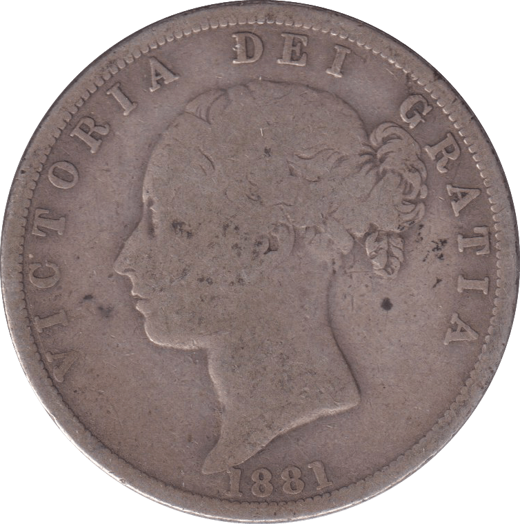 1881 HALFCROWN ( FINE ) - HALFCROWN - Cambridgeshire Coins