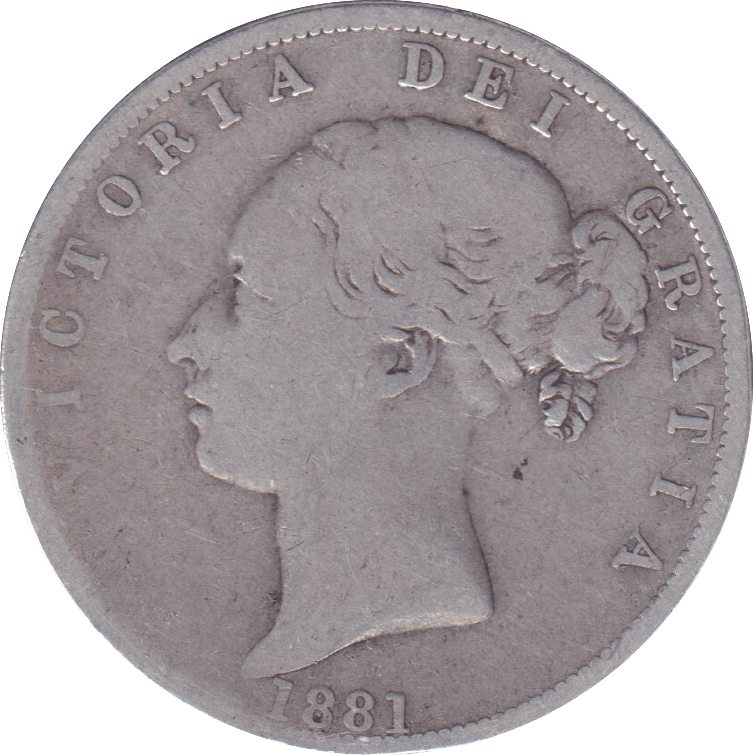 1881 HALFCROWN ( FINE ) - HALFCROWN - Cambridgeshire Coins