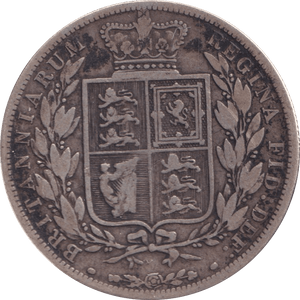 1881 HALFCROWN ( FINE ) - Halfcrown - Cambridgeshire Coins