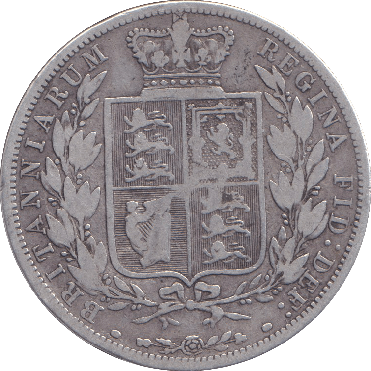1881 HALFCROWN ( FINE ) - HALFCROWN - Cambridgeshire Coins