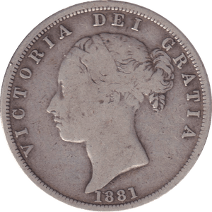 1881 HALFCROWN ( GF ) - HALFCROWN - Cambridgeshire Coins