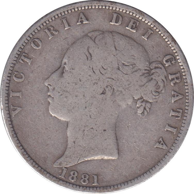 1881 HALFCROWN ( GF ) - HALFCROWN - Cambridgeshire Coins