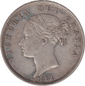1881 HALFCROWN ( GVF ) - HALFCROWN - Cambridgeshire Coins