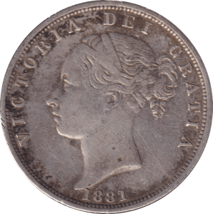 1881 HALFCROWN ( GVF ) - HALFCROWN - Cambridgeshire Coins