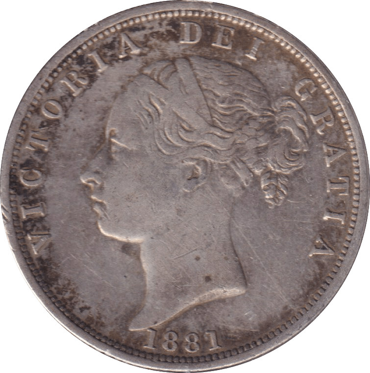 1881 HALFCROWN ( GVF ) - HALFCROWN - Cambridgeshire Coins