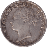 1881 HALFCROWN ( GVF ) - HALFCROWN - Cambridgeshire Coins