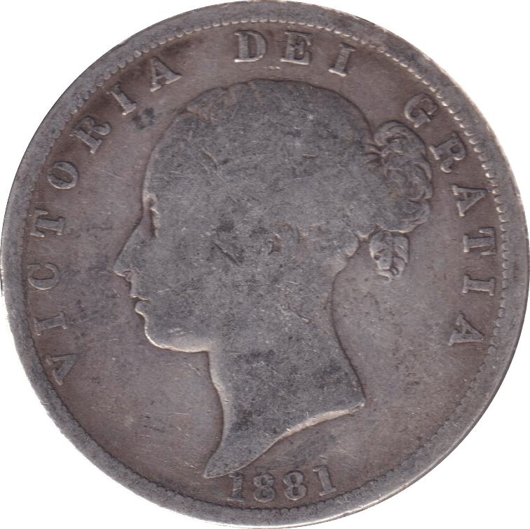 1881 HALFCROWN ( NF ) - HALFCROWN - Cambridgeshire Coins